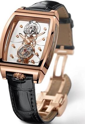 Tourbouillon تطلق ساعة Corum Golden Bridge